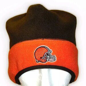Cleveland Browns Mens Adult Fleece Pro Line Beanie Winter Hat Cap New Tags Nfl